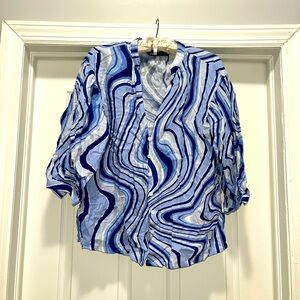 Zara linen blouse